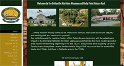 Desktop Screenshot of deltavillemuseum.com